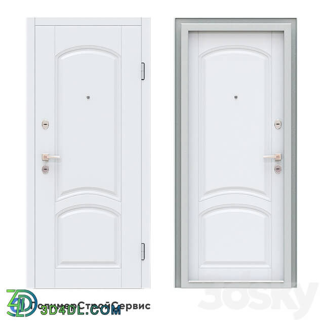 Doors - OM Entrance door Neoclassic _Vinorite-28_ - PSS