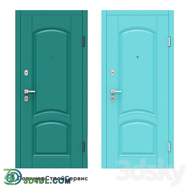 Doors - OM Entrance door Neoclassic _Vinorite-28_ - PSS