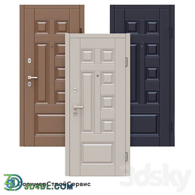 Doors - OM Entrance door Neoclassic _Vinorite-29_ - PSS