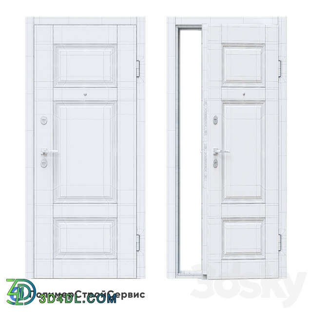 Doors - OM Entrance door Neoclassic _Vinorite-20_ - PSS