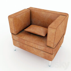 Arm chair - leather chair 