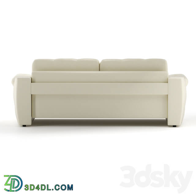 Sofa - Skai 3r Dollaro Premium Panna