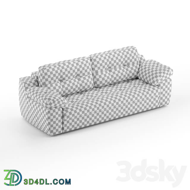 Sofa - Skai 3r Dollaro Premium Panna