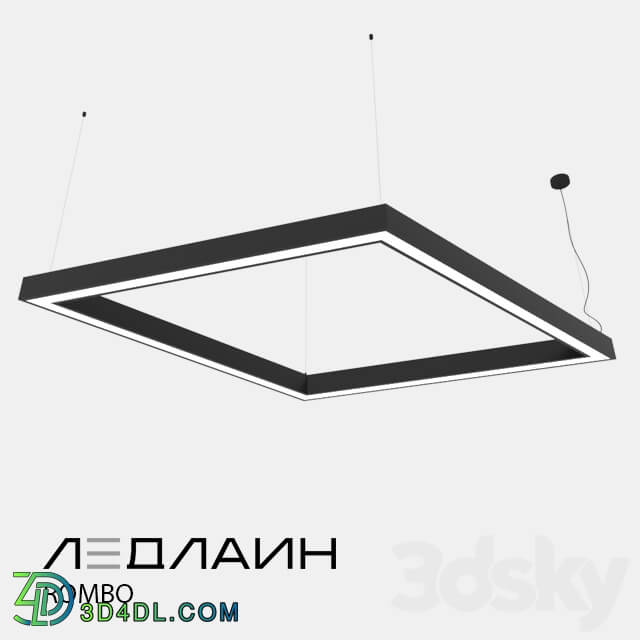 Technical lighting - Rhomboid lamp ROMBO _ LEDLINE