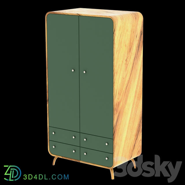 Wardrobe _ Display cabinets - wardrobe Ellipse with drawers