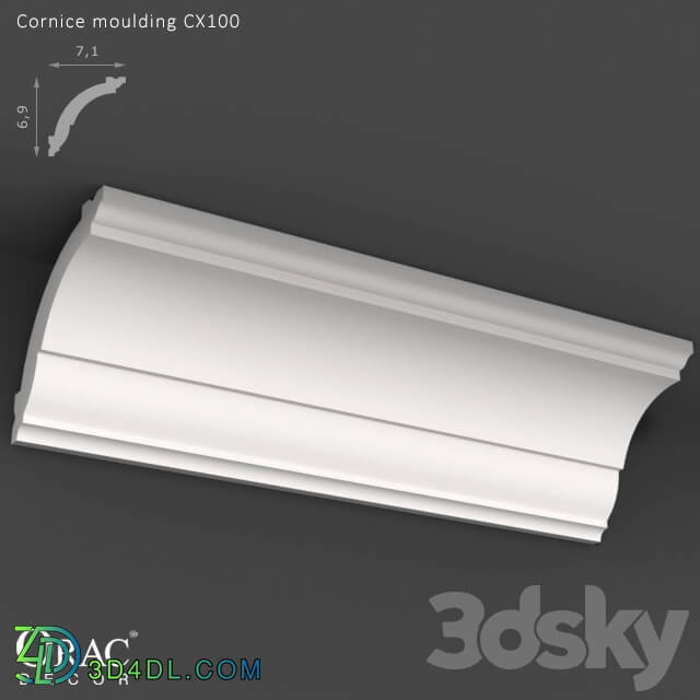 OM Cornice Orac Decor CX100