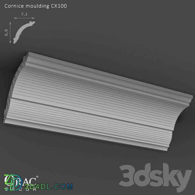 OM Cornice Orac Decor CX100