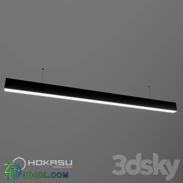 Technical lighting - Hanging Linear Luminaire Hokasu 35_56 _black_