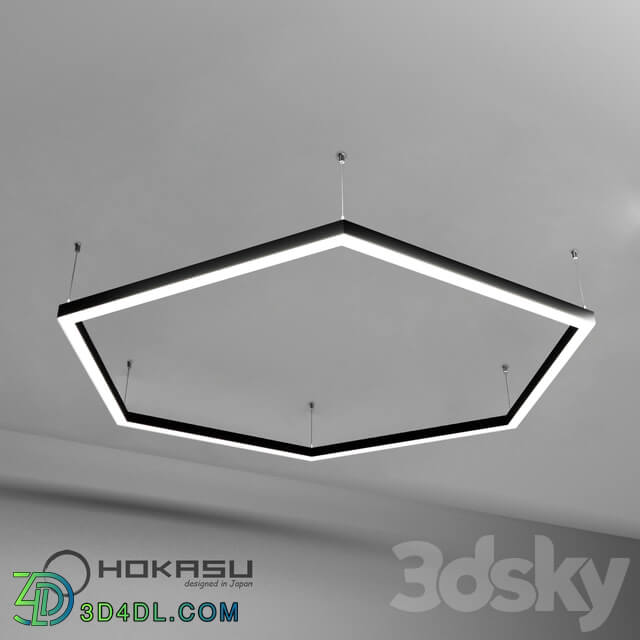 Technical lighting - Pendant lamp HOKASU Hexagon