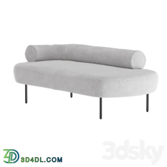 Sofa - Straight Sofa Gray Adelaide