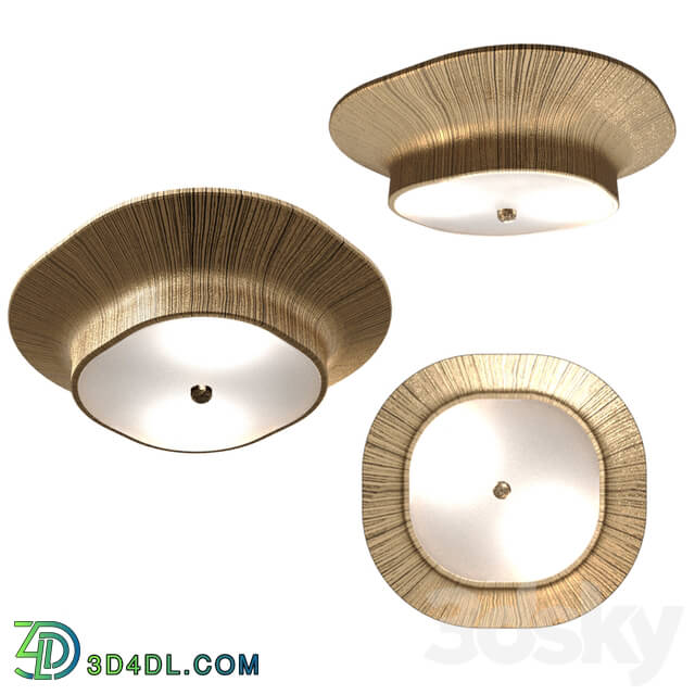 Ceiling lamp - Utopia Round Sconce Gold designed by Kelly Wearstler
