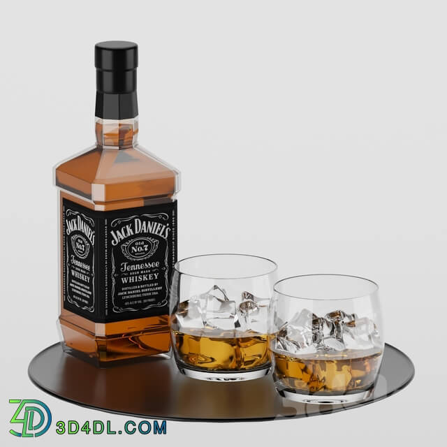 Food and drinks - Whiskey set