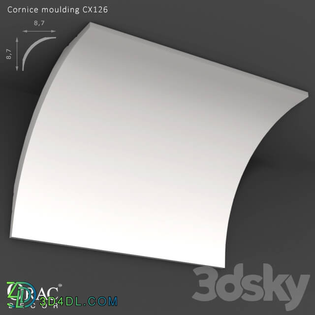 Decorative plaster - OM Cornice Orac Decor CX126