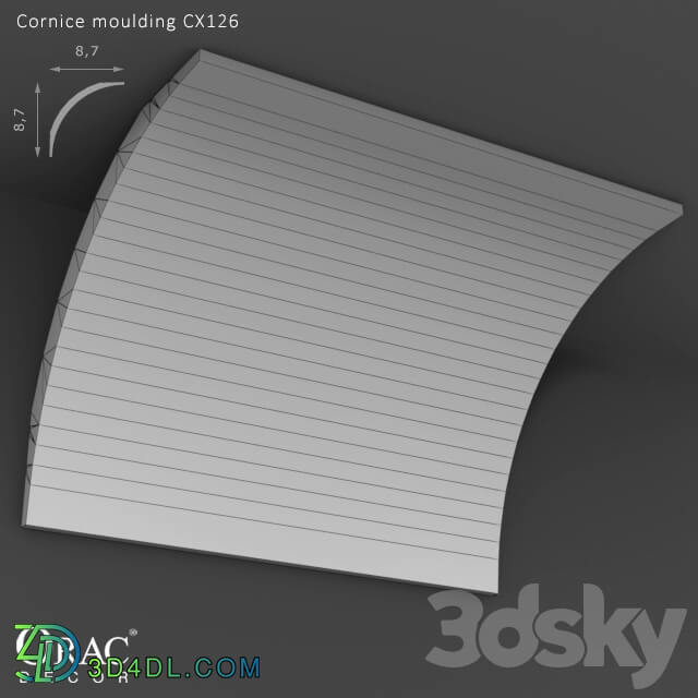 Decorative plaster - OM Cornice Orac Decor CX126