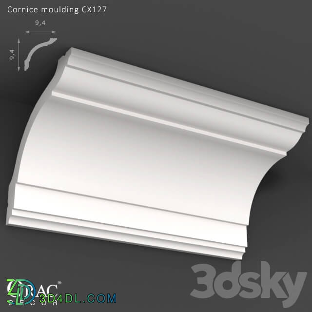 Decorative plaster - OM Cornice Orac Decor CX127