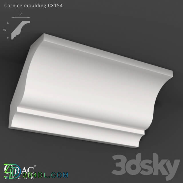 Decorative plaster - OM Cornice Orac Decor CX154