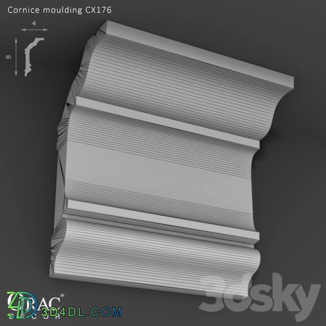 Decorative plaster - OM Cornice Orac Decor CX176