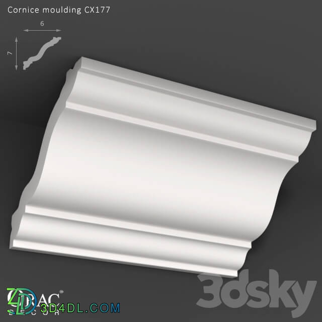 Decorative plaster - OM Cornice Orac Decor CX177