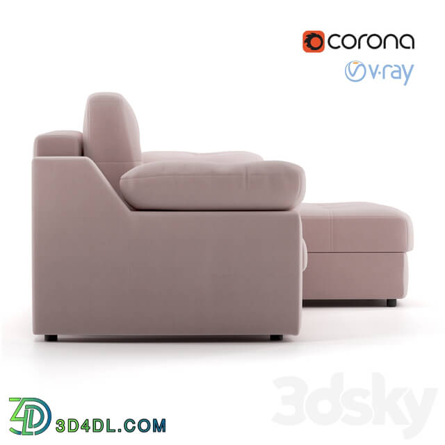 Sofa - Skai with canapes Naice 07 Pink