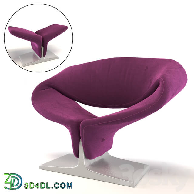 Arm chair - Pierre Paulin ribbon chair