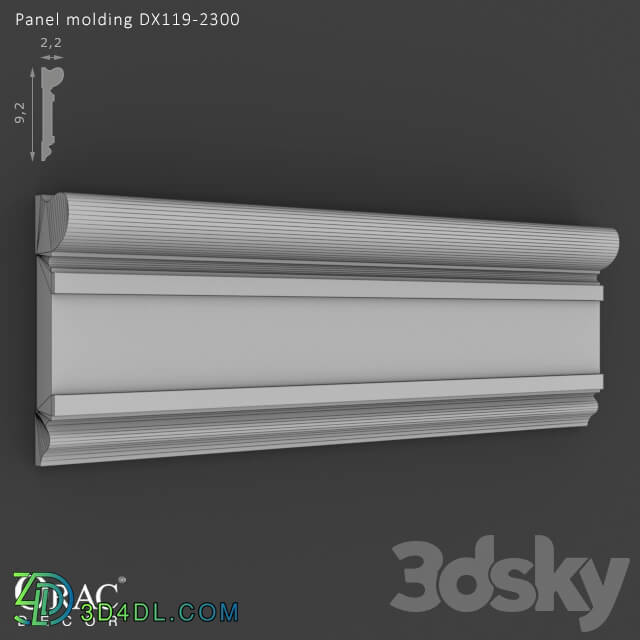 OM Panel molding Orac Decor DX119 2300