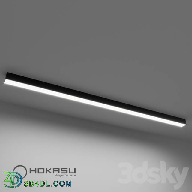Technical lighting - Linear lamp HOKASU S35 Black _surface-mounted_