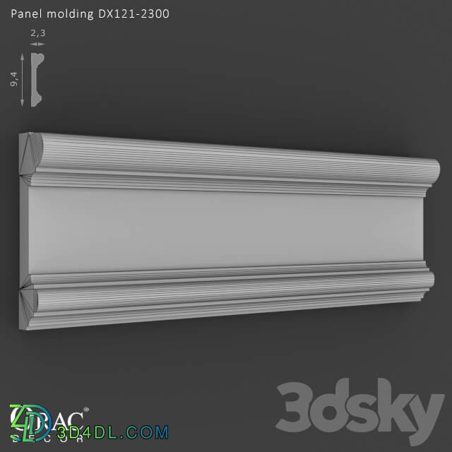 OM Panel molding Orac Decor DX121 2300