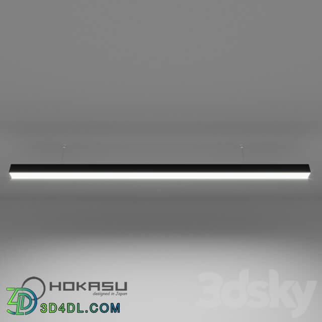 Technical lighting - Linear Lamp Hokasu S35 Black _suspended_