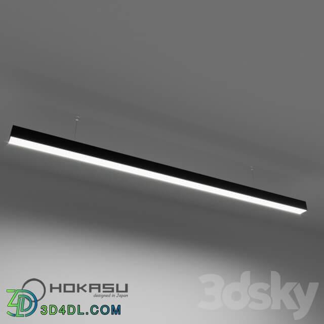 Technical lighting - Linear Lamp Hokasu S35 Black _suspended_