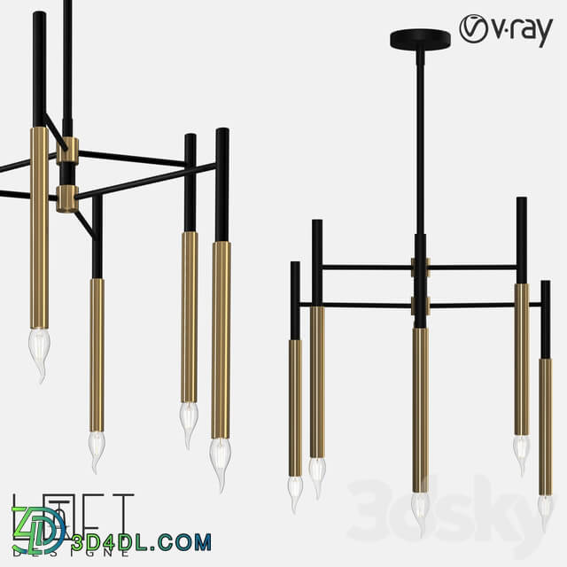 Chandelier Pendant lamp LoftDesigne 1019 model