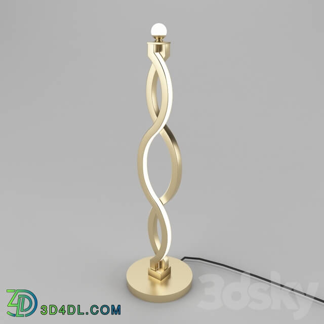 Floor lamp - spiral twist wave LED