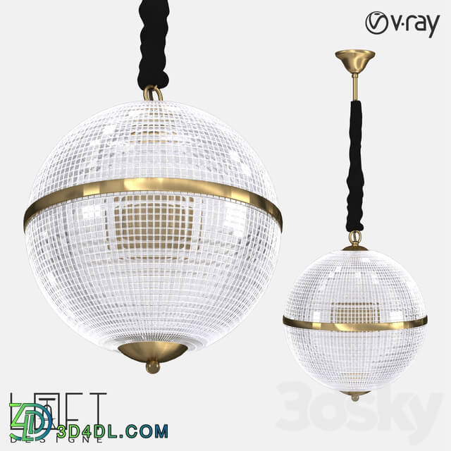 Chandelier - Pendant lamp LoftDesigne 1021 model