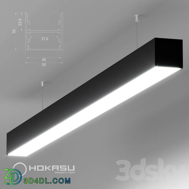 Technical lighting - Linear light HOKASU S50 Up _ Down _suspended_