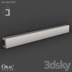 Decorative plaster - OM Skirting Orac Decor CX190 