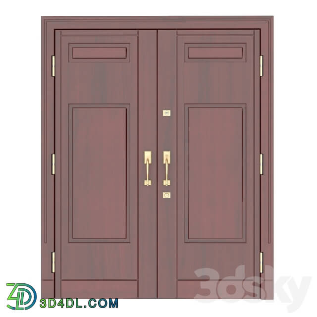 Doors - Double-leaf entrance door
