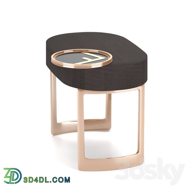 Bedside table Moonlight Fendi Home