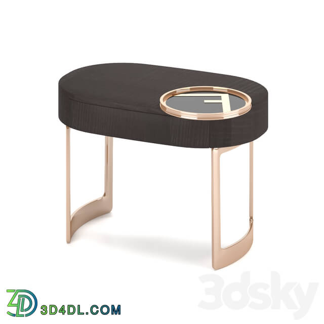 Bedside table Moonlight Fendi Home