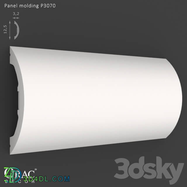 Decorative plaster - OM Panel molding Orac Decor P3070