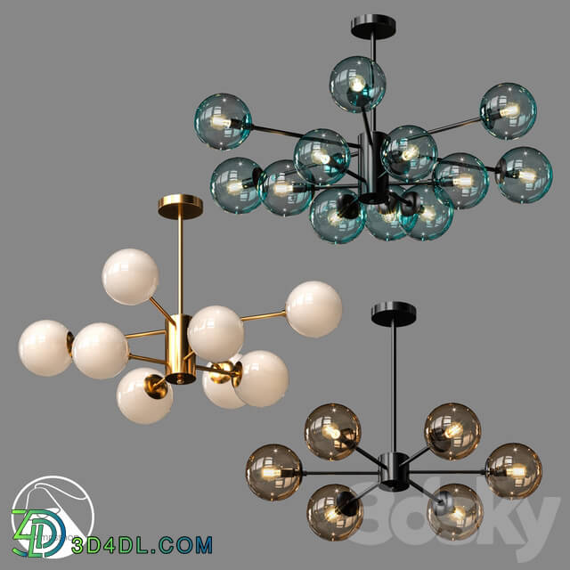 Pendant light - LampsShop.ru L1216 Chandelier Euphoria