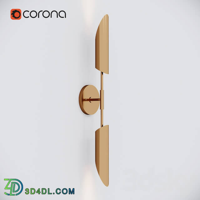 Wall light - Wall lamp Gerd Double