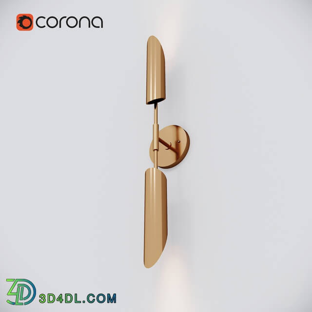 Wall light - Wall lamp Gerd Double