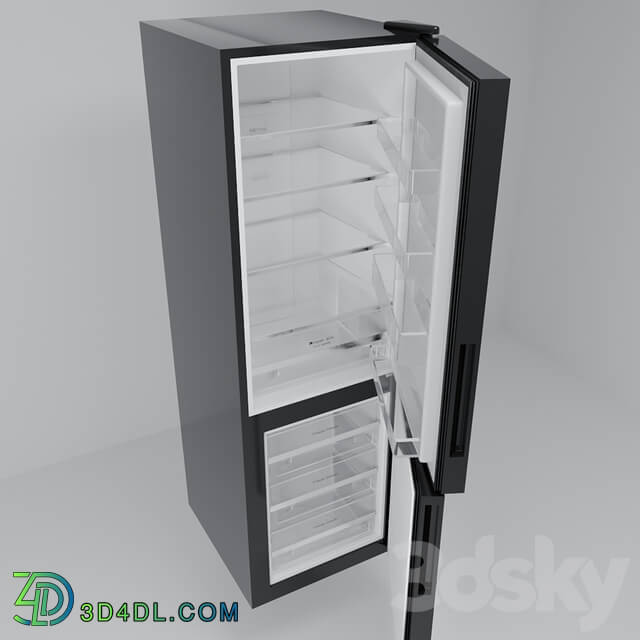 Kitchen appliance - Refrigerator Galatec RFR-H3404 Black