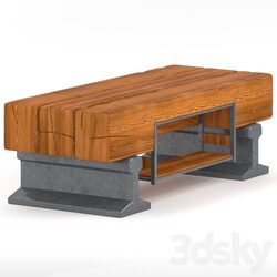 Table - Traverse wooden coffee table 