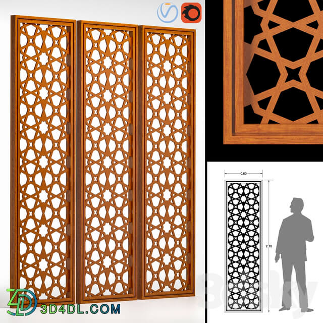 Other decorative objects - Decorative Wood Panel 02