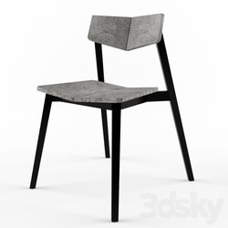 Chair - H concrete chair meraki 