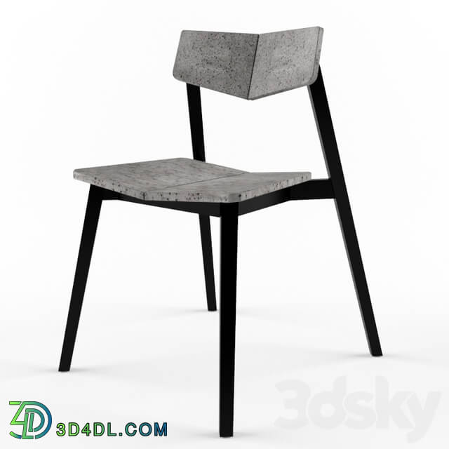 Chair - H concrete chair meraki