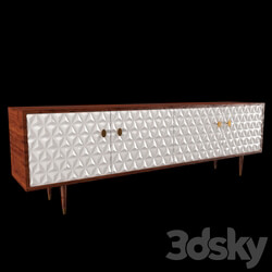 Sideboard _ Chest of drawer - Diamond Shaped Door Design Buffet Sideboard 