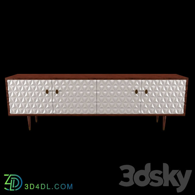 Sideboard _ Chest of drawer - Diamond Shaped Door Design Buffet Sideboard