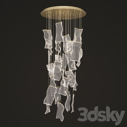 Pendant light - Paper art chandelier 