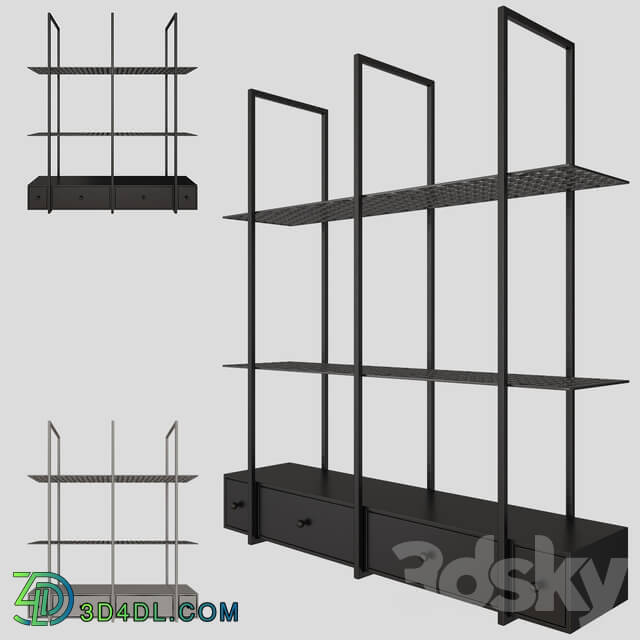Rack - Hanging metal cabinet